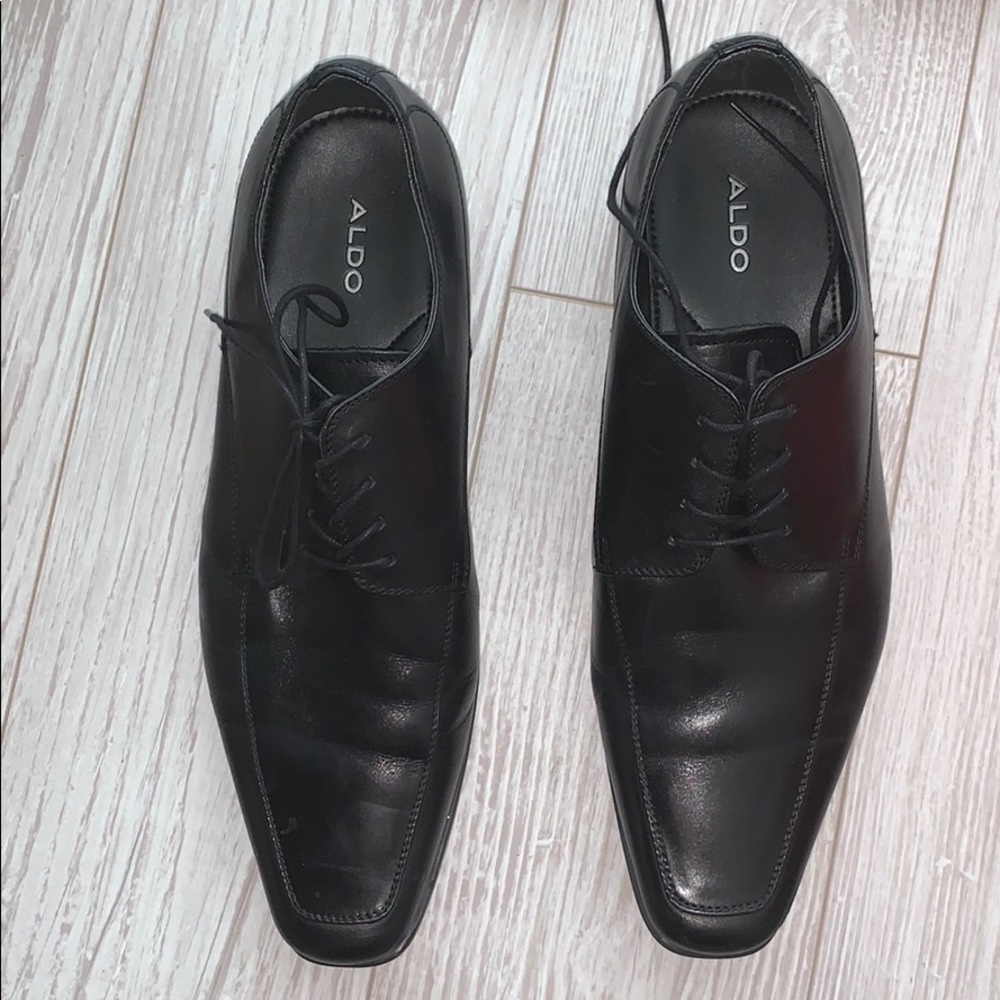 Brand new leather aldo men’s dress shoes. 10.5
